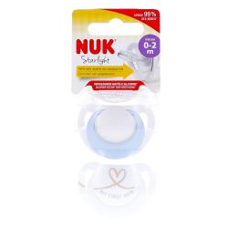 NUK SUCETTE STARLIGHT 0-2M BLEU 2