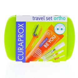 CURAPROX TRAVEL SET ORTHO GREEN
