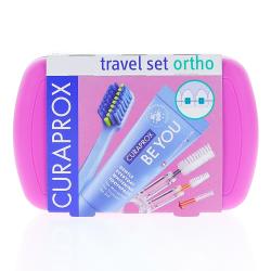 CURAPROX TRAVEL SET ORTHO PINK
