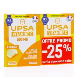 UPSA VIT C 500MG ORAN 30 COMP CROQ DUO ND