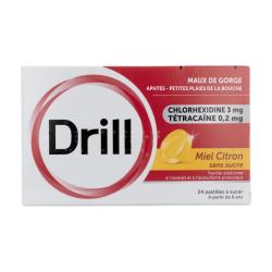 DRILL MIEL CITRON SS SUCRE BTE/24