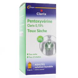 CLARIX TOUX SECHE PENTOXYVERINE 200ML