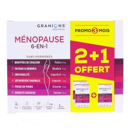 GRANIONS MENOPAUSE 6EN1 3MOIS CPR SECA180
