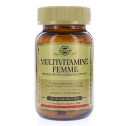 SOLGAR MULTIVITAMINE FEMME GELU VEG 60