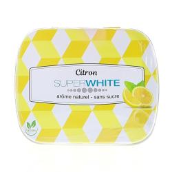 SUPERWHITE BTE 50 PASTILLES CITRON