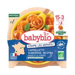 BABYBIO CAPPELLETTI AUBERG RICOTTA 190G