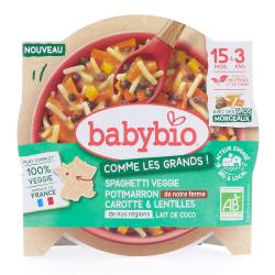 BABYBIO VEGGIE SPAGHETTI POTIMARRON 12M