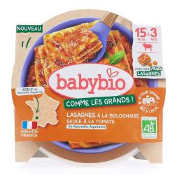 BABYBIO LASAGNES BOLOGNAISES BOEUF 200G