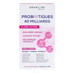 GRANIONS PROBIOTIQUES FLORE INTIME GELU40