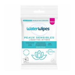 WATERWIPES HYG INT LINGETTES PX SENS X10