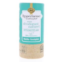 RESPECTUEUSE DEO MENTHE EUCALYPTU BIO 50G