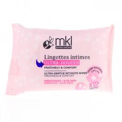 MKL GREEN LINGETTES INTIMES ULT-DOUCES 12