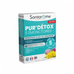 SANTAROME PURaposDETOX 5 EMONCTOIRES GELU30
