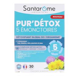 SANTAROME PURaposDETOX 5 EMONCTOIRES GELU30