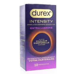 DUREX INTENSITY EXTRA LUBRIFIE 10