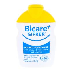 GIFRER Bicare plus dentifrice poudre double action flacon 60g