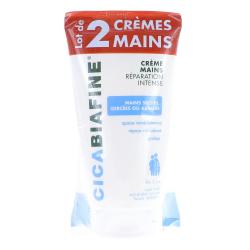 CICA BIAFINE Cr&egrave;me mains r&eacute;paration intense Lot de 2 tubes 75ml