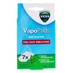 Vapopads vh7 recharge diffuseur/inhalateur menthol adulte et enfants 36mois et plus x7