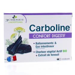 LES 3 CHENES CARBOLINE BT 30 GELULES
