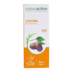 NATURACTIVE Huile Végétale Bio Jojoba flacon 50ml