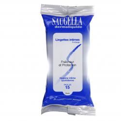 Dermoliquide Lingettes pour hygiène intime féminine - pack de 15 lingettes