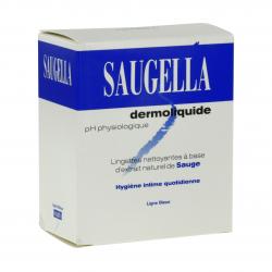 SAUGELLA LINGETTES DERMOLIQUIDE /10 BLEU