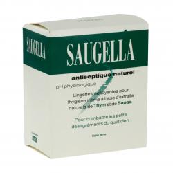 SAUGELLA LINGETTES ANTISEPTIQUE /10 VERT