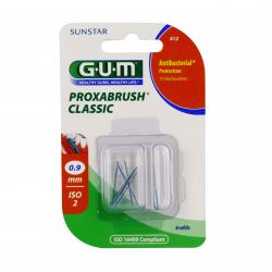 GUM n°412 Brossettes interdentaires proxabrush classic 0.9mm x 8