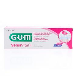 GUM Sensivital+ dentifrice dents sensibles tube 75ml