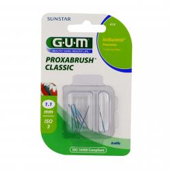 GUM n°414 Brossettes interdentaires proxabrush classic 1mm x 8