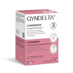GYNDELTA Protecteur urinaire 36 mg PACs 90 gélules