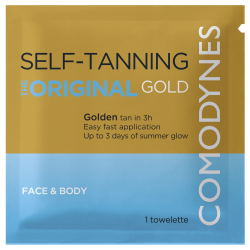 COMODYNES Lingettes autobronzantes self tanning original Gold x 8