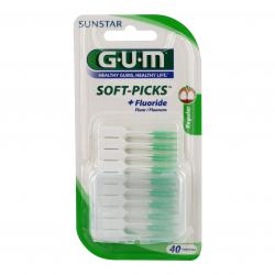 GUM Soft picks regular x 40 unités