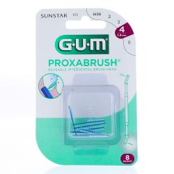 GUM Brosse interdentaire cylindrique fine n°612 - 1.4mm x 8