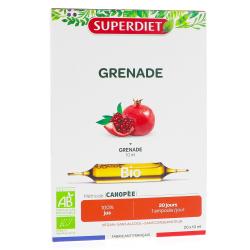 SUPERDIET Grenade bio 20 ampoules