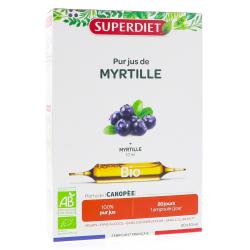 SUPERDIET Myrtille bio 20 ampoules