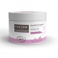 CATTIER - Beurre de Karité Parfum Fleur des Îles Bio 100g