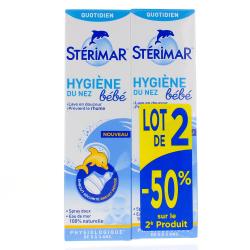 ST&Eacute;RIMAR B&eacute;b&eacute; hygi&egrave;ne du nez Lot de 2 flacons 100ml