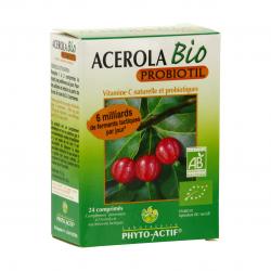 Acerola bio 500 probiotil 24 comprimés