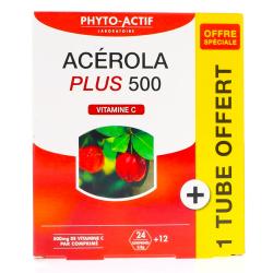 ACEROLA PLUS 500 2412OFFERT  PHYTO-ACTIF