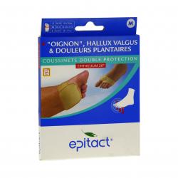 EPITACT Coussinets double protection oignon et douleurs plantaires Taille M