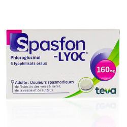 Spasfon lyoc 160 mg Boîte de 5 lyophilisats