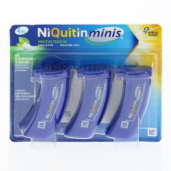 Niquitinminis 4 mg sans sucre 3 Tubes de 20 comprimés