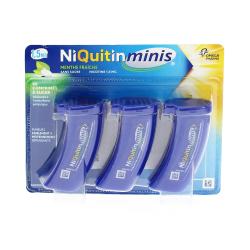Niquitinminis 1,5 mg sans sucre 3 Tubes de 20 comprimés