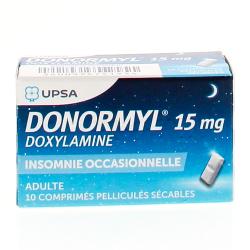 Donormyl 15 mg Tube de 10 comprimés