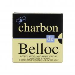 Charbon de belloc 125 mg Boîte de 60 capsules