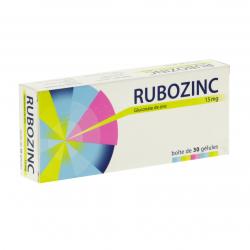 Rubozinc 15 mg Boîte de 30 gélules