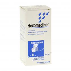 Hexomédine 1 pour mille Flacon de 250 ml