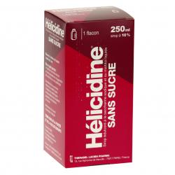 Hélicidine 10 pour cent sans sucre Flacon de 250 ml
