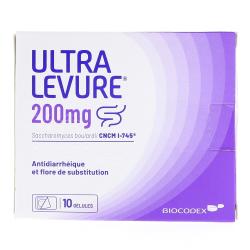 ULTRALEVURE 200 mg x10 g&eacute;lules